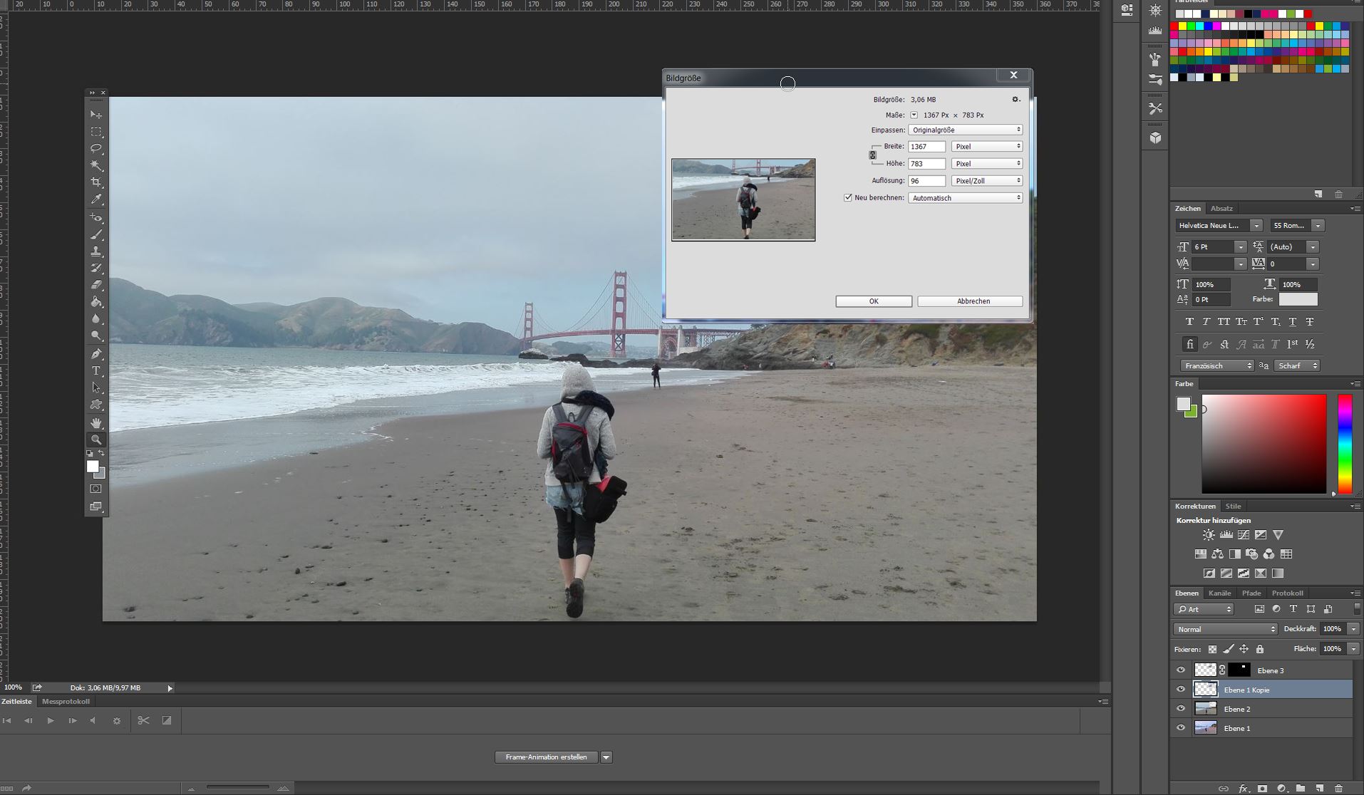 Qualitätsverbesserung in Photoshop 4.Capture_qualité_1_DE